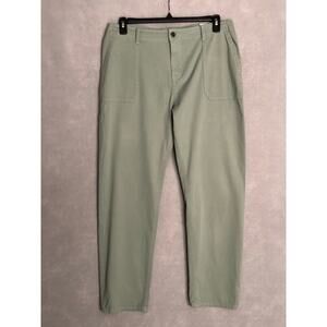 prAna Sancho Boyfriend Pants Women's Size 14 Straight Leg in Saltwater NEW